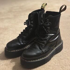 Dr. Martens platform combat boots